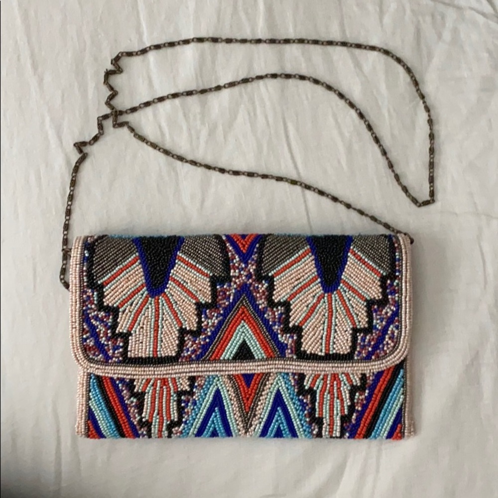 Beaded Anthropologie clutch